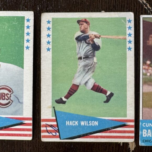 1960s Topps & Fleer Chicago Cubs 12 Card Lot - Picture 4 of 13